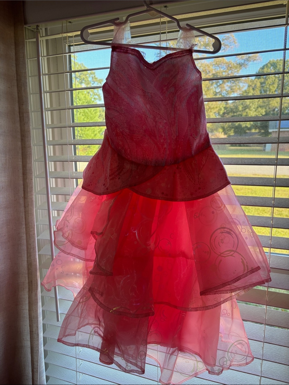 Pink Griselda Tulle Dress 3t/4t Girls Bubble floral dress